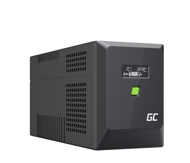 Green Cell UPS PowerProof (1500VA/1050W, LCD) - 1364731 - zdjęcie 2